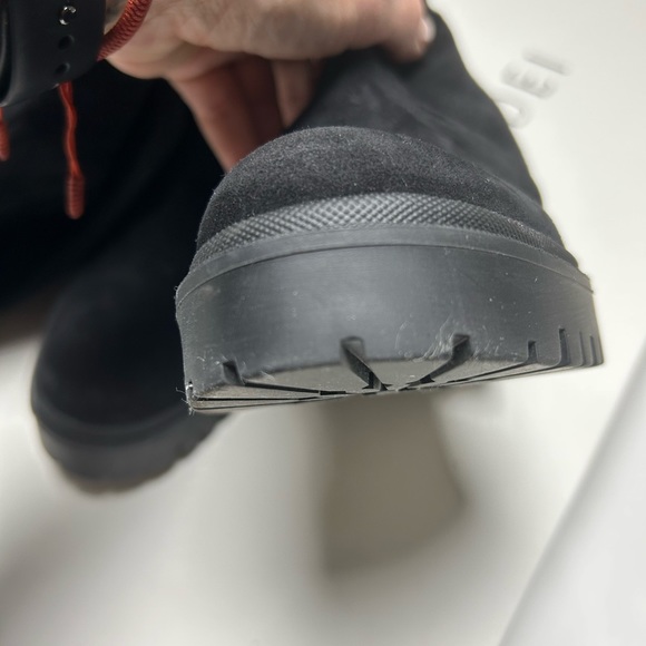 Casadei Over the Knee Thigh high chunky boots black suede sz 38 - Picture 7 of 10